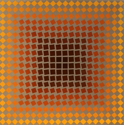 Victor Vasarely, Composition, Cta 102, Hliogravure
