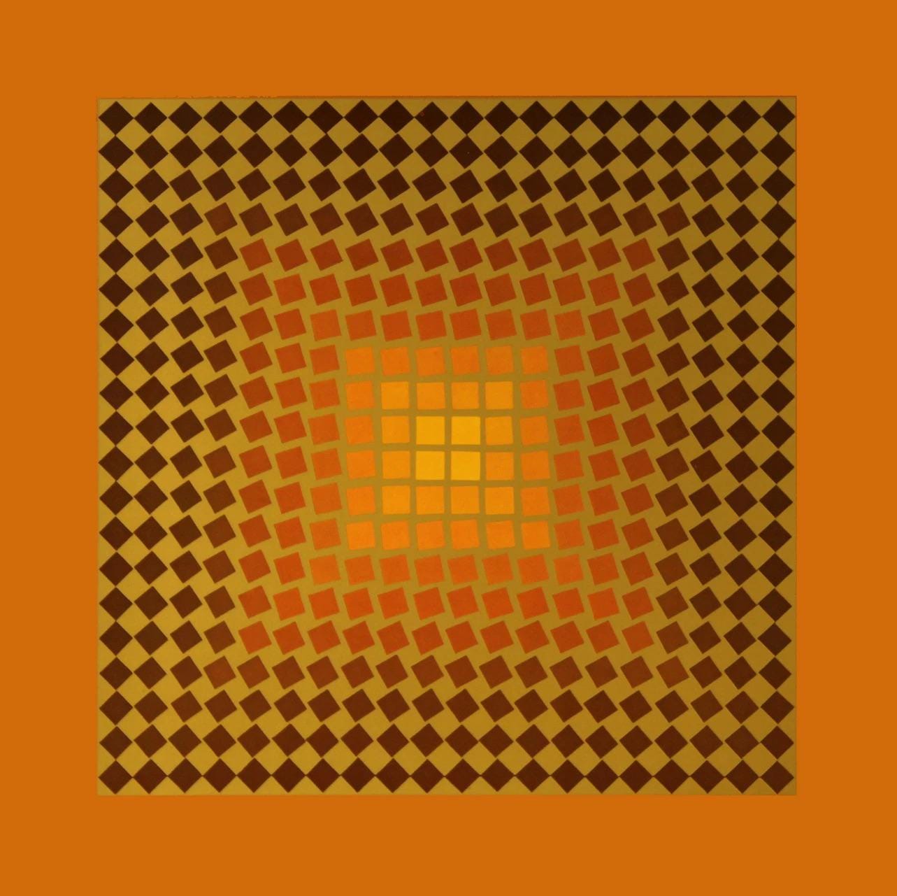 Victor Vasarely, Composition, Cta 102, Hliogravure