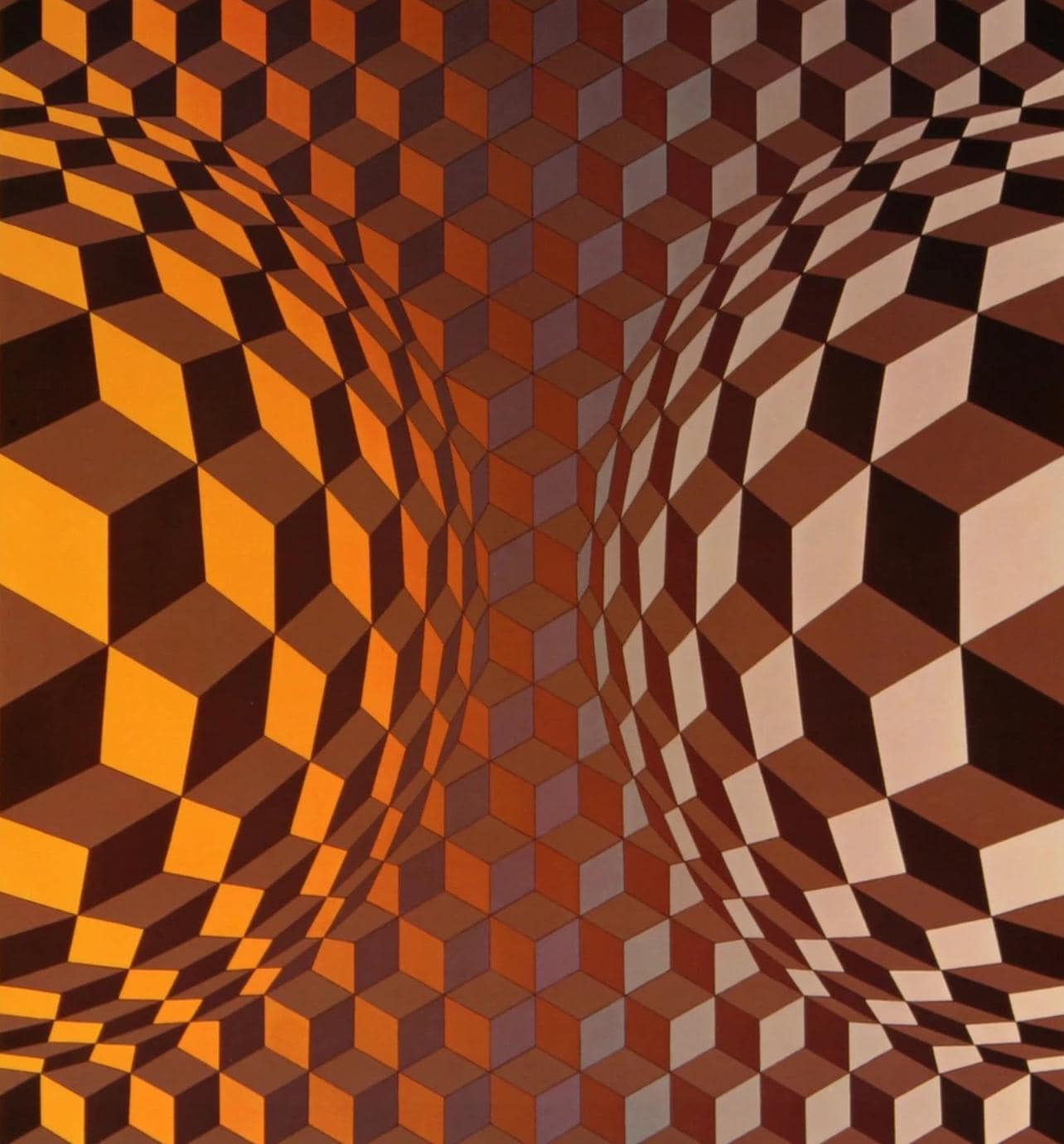 Victor Vasarely, Composition, Cta 102, Hliogravure