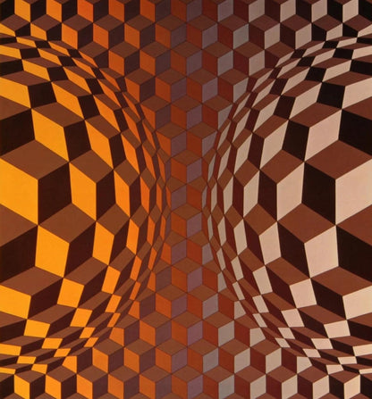 Victor Vasarely, Composition, Cta 102, Hliogravure