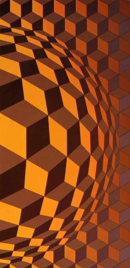 Victor Vasarely, Composition, Cta 102, Hliogravure