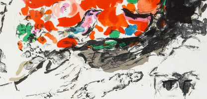 Marc Chagall, Composition (Cramer 91; Mourlot 651), Derrire Le Miroir, Lithograph