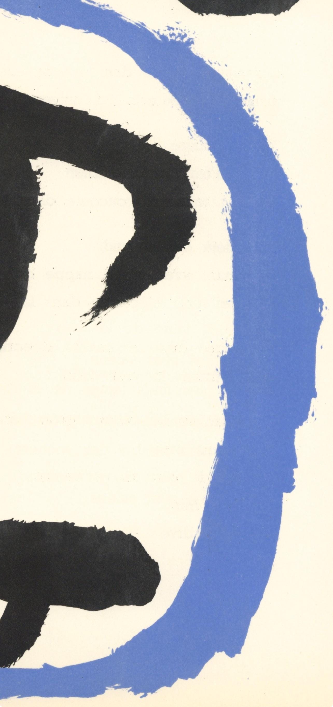 Joan Mir, Composition (Cramer 34; Mourlot 223), Derrire Le Miroir, Lithograph