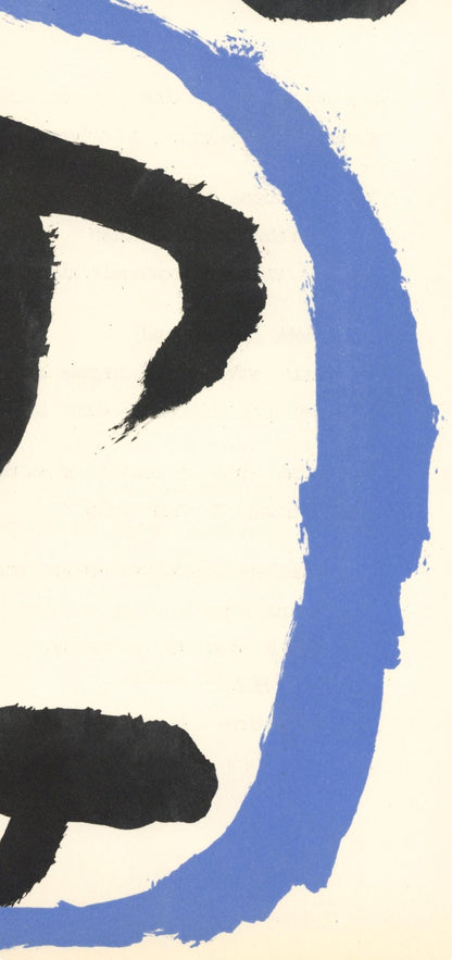 Joan Mir, Composition (Cramer 34; Mourlot 223), Derrire Le Miroir, Lithograph