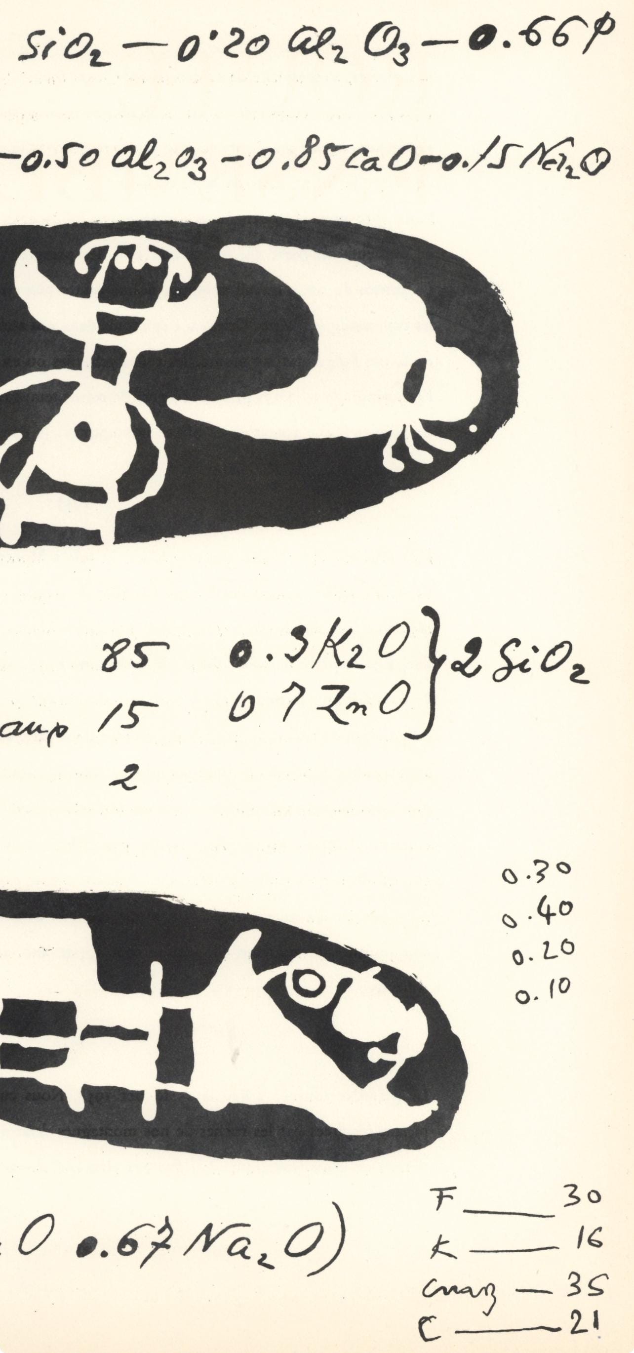 Joan Mir, Composition (Cramer 34), Derrire Le Miroir, Lithograph