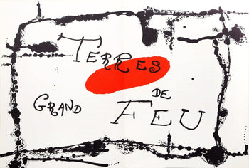 Joan Mir, Composition (Cramer 34; Mourlot 224), Derrire Le Miroir, Lithograph