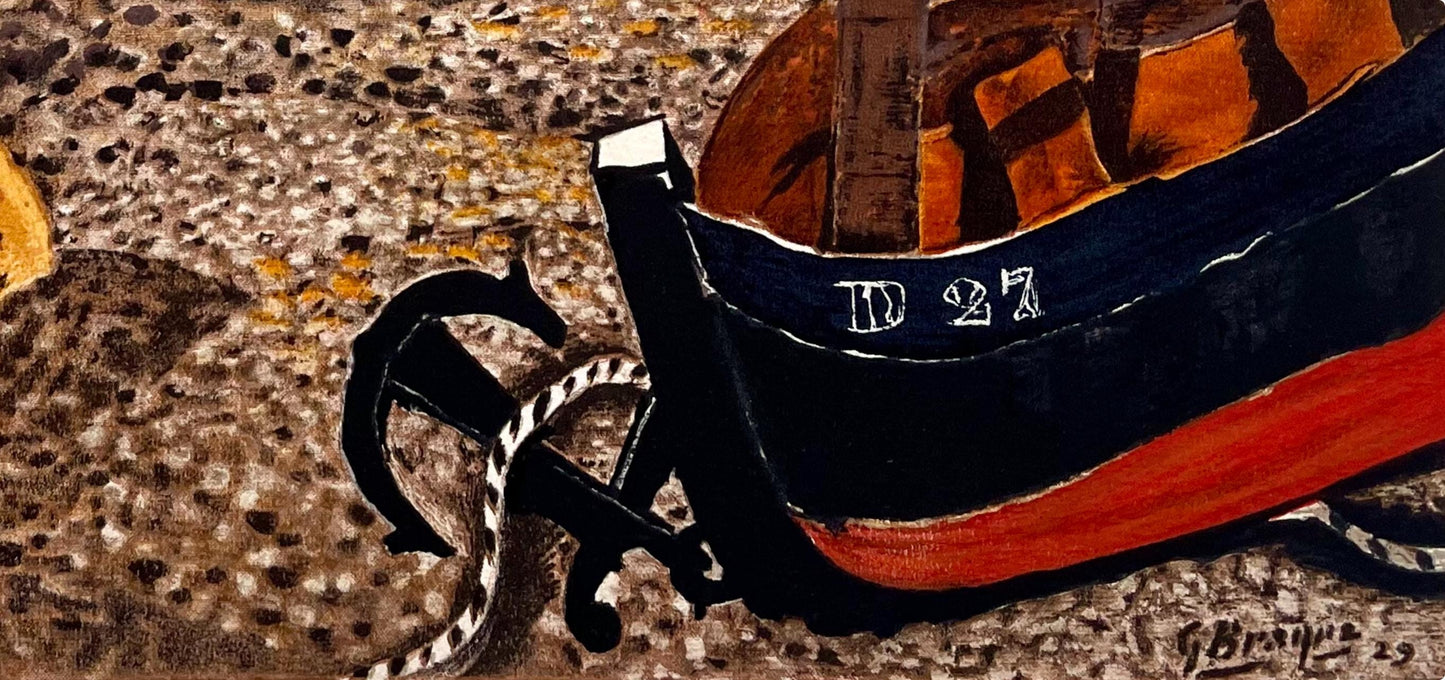 Georges Braque, La Barque D-27, Varengeville, Lithograph