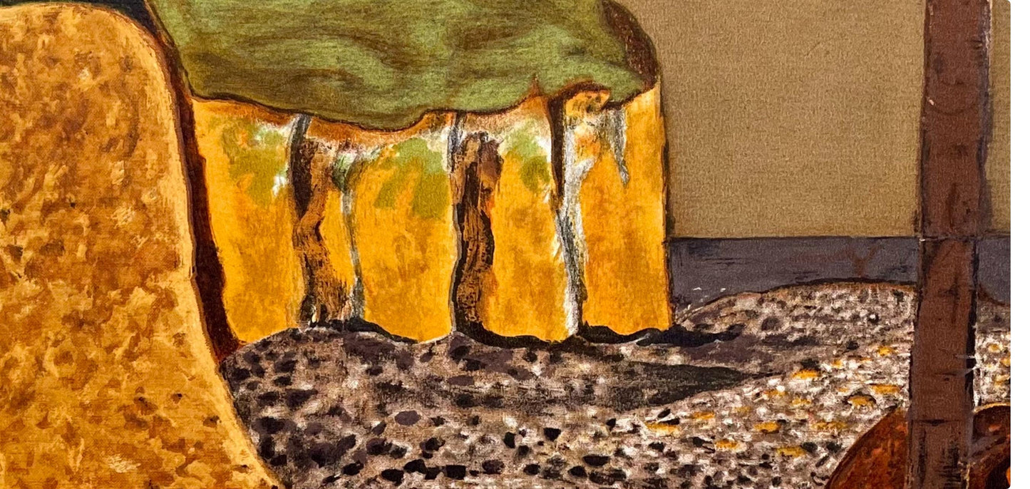 Georges Braque, La Barque D-27, Varengeville, Lithograph