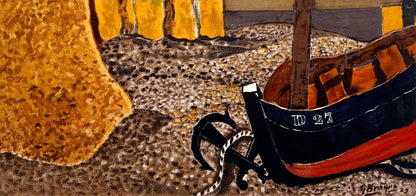 Georges Braque, La Barque D-27, Varengeville, Lithograph