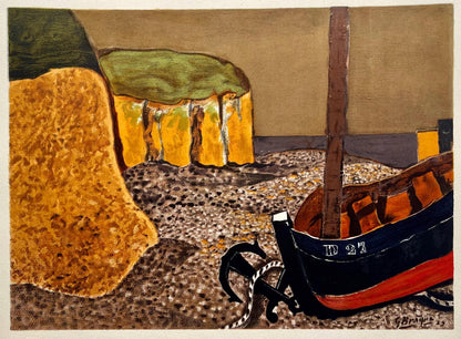 Georges Braque, La Barque D-27, Varengeville, Lithograph