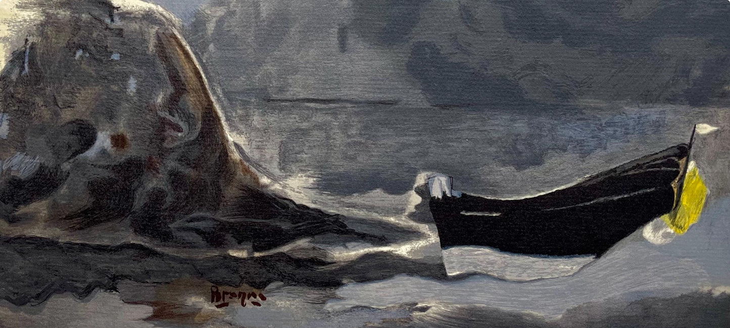 Georges Braque, Marine Noire, Varengeville, Lithograph