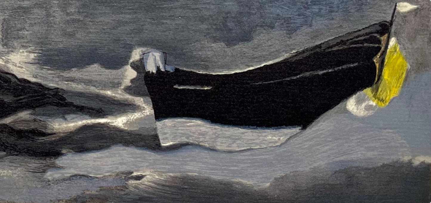 Georges Braque, Marine Noire, Varengeville, Lithograph