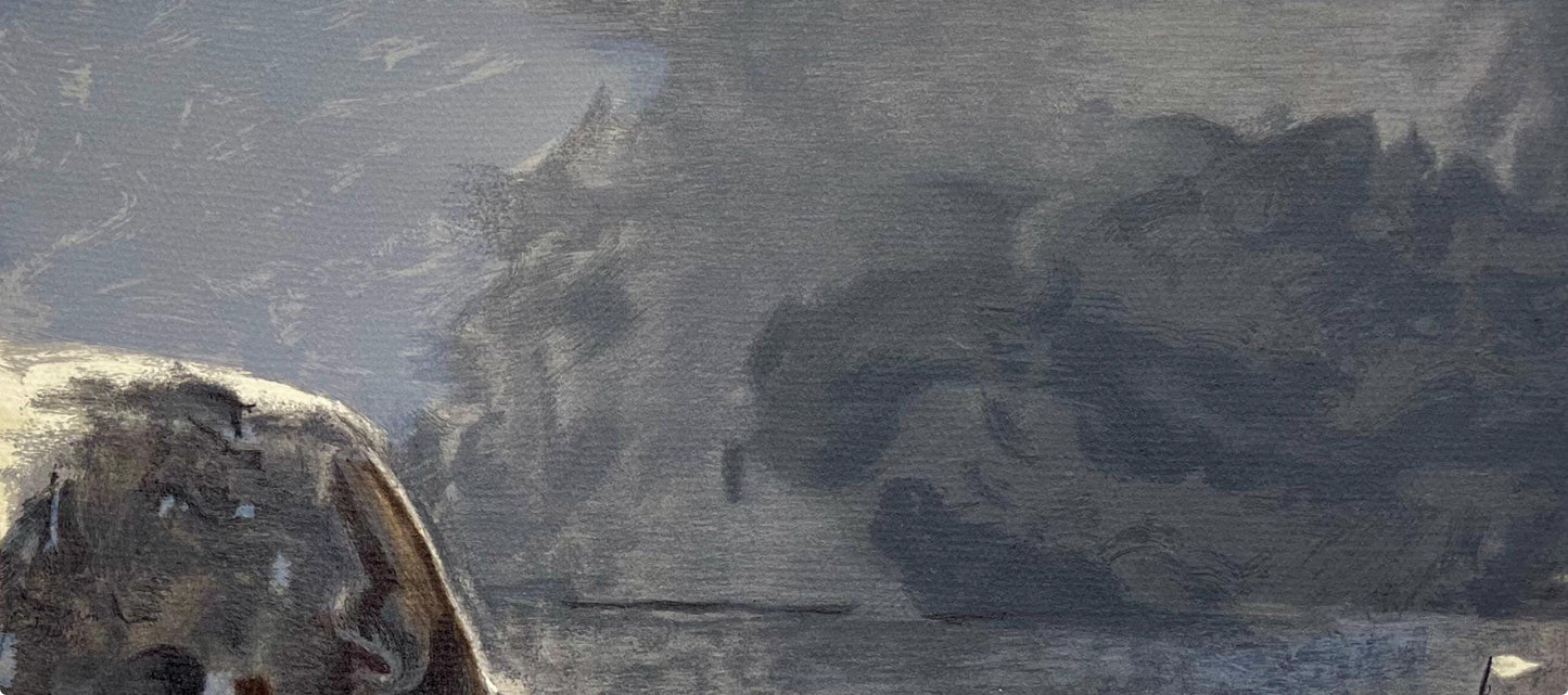 Georges Braque, Marine Noire, Varengeville, Lithograph