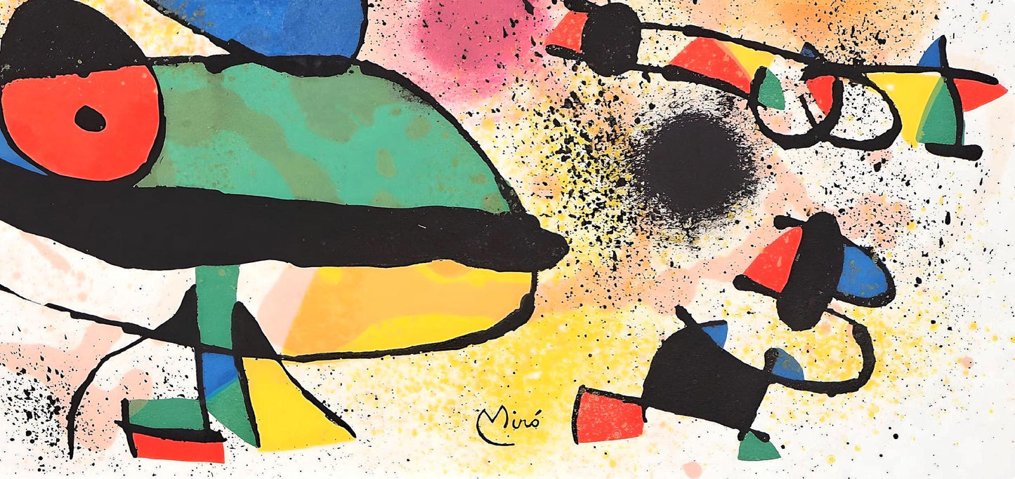 Joan Mir, Composition (Cramer 181; Mourlot 949), Lithograph