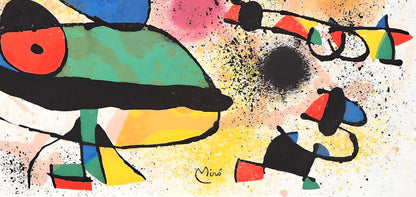 Joan Mir, Composition (Cramer 181; Mourlot 949), Lithograph