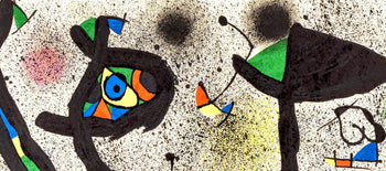 Joan Mir, Sculptures (Mourlot 950), Lithograph