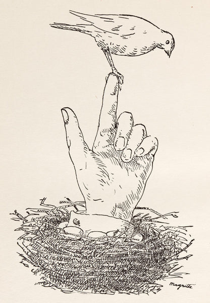 Ren Magritte, Composition, Dix Dessins De Ren Magritte, Lithograph