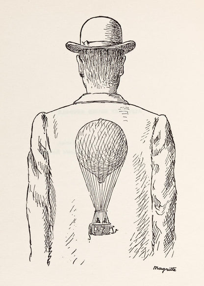 Ren Magritte, Composition, Dix dessins de Ren Magritte, Lithograph
