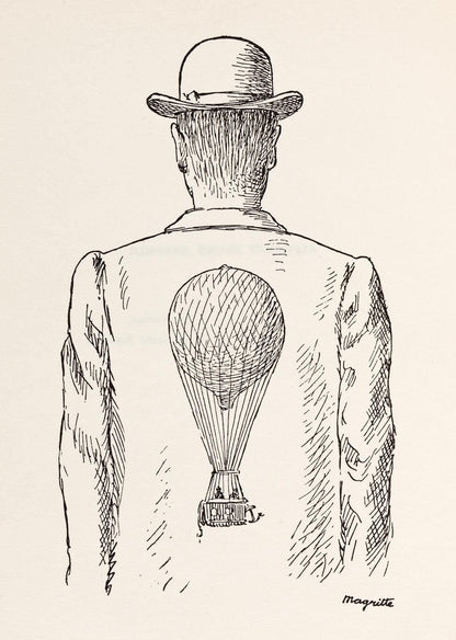 Ren Magritte, Composition, Dix dessins de Ren Magritte, Lithograph