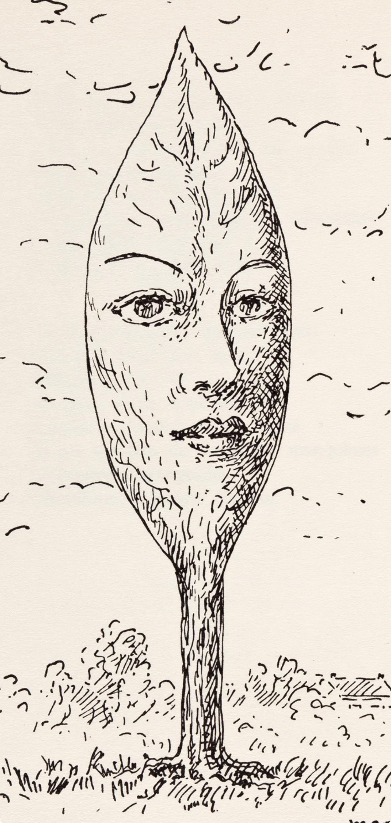 Ren Magritte, Composition, Dix Dessins De Ren Magritte, Lithograph