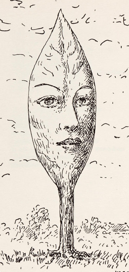 Ren Magritte, Composition, Dix Dessins De Ren Magritte, Lithograph