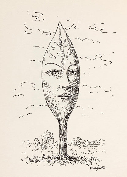 Ren Magritte, Composition, Dix Dessins De Ren Magritte, Lithograph