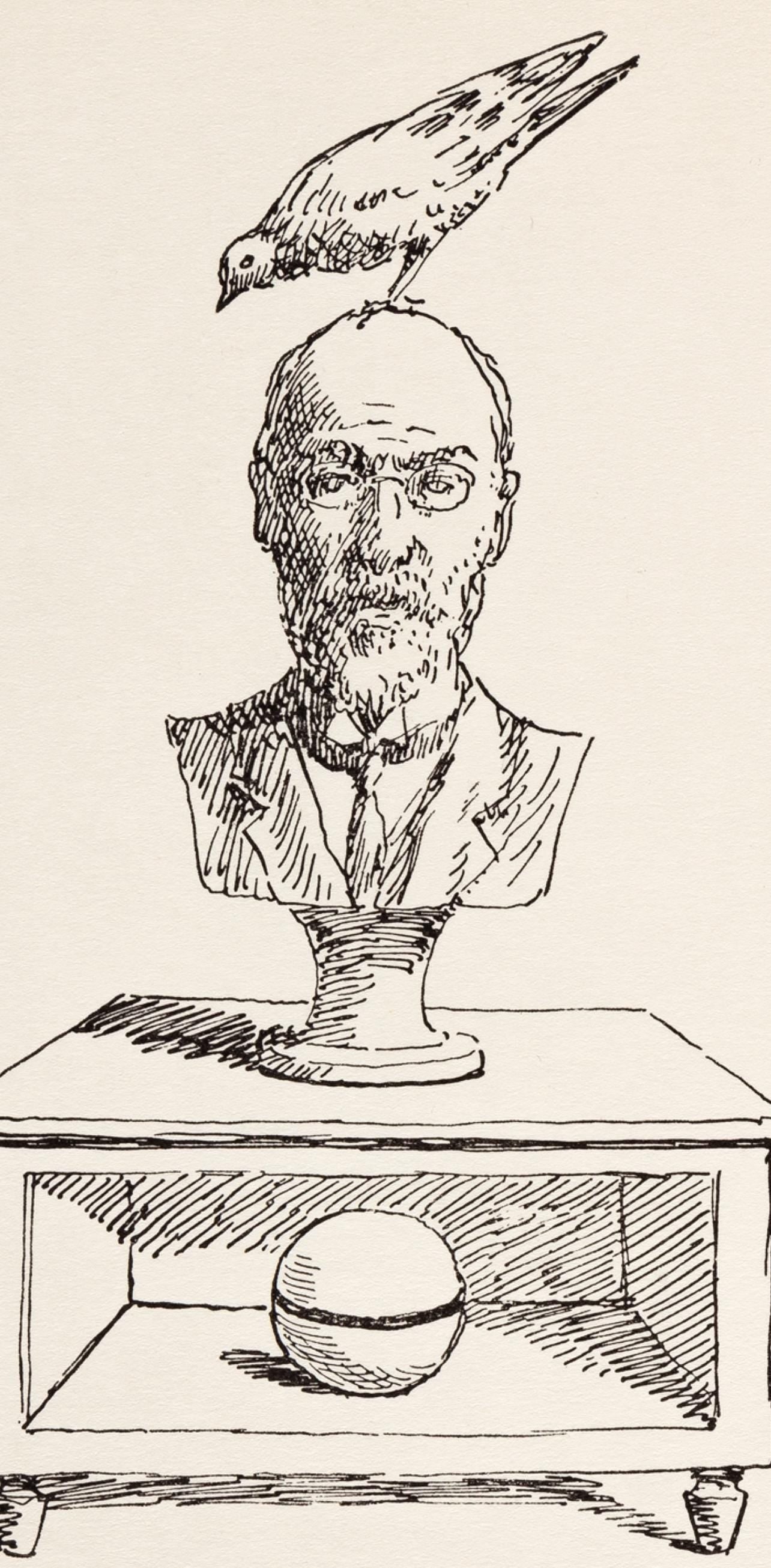 Ren Magritte, Composition, Dix Dessins De Ren Magritte, Lithograph