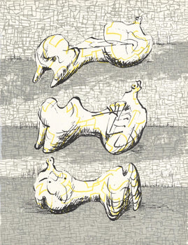 Henry Moore, Composition (Cramer 182), Xxe Sicle, Lithograph