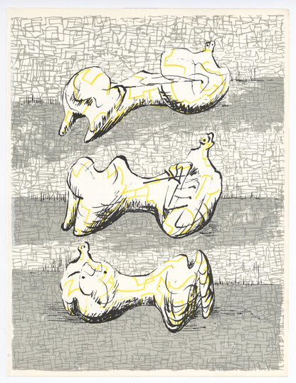 Henry Moore, Composition (Cramer 182), Xxe Sicle, Lithograph