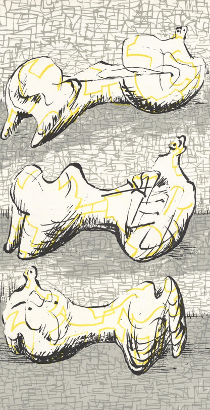Henry Moore, Composition (Cramer 182), Xxe Sicle, Lithograph