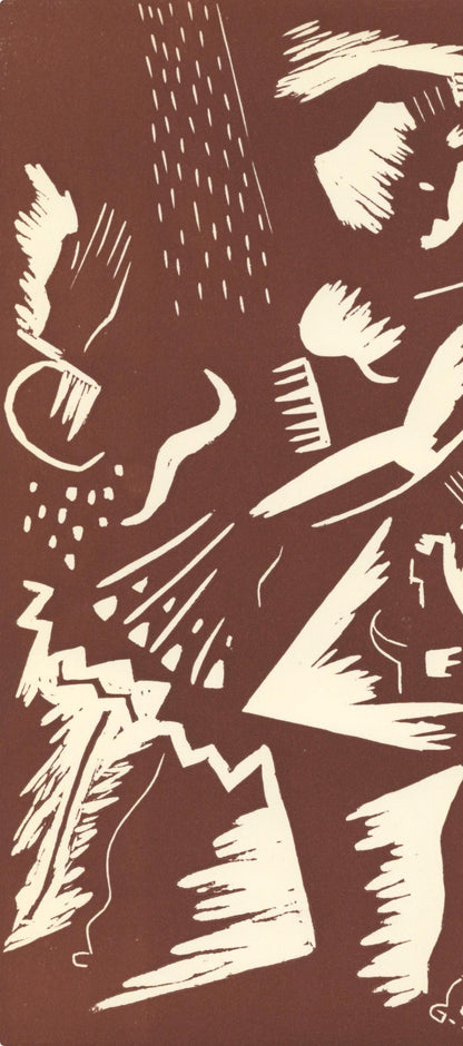 Gino Severini, Gravure Futuriste, Xxe Sicle, Linocut