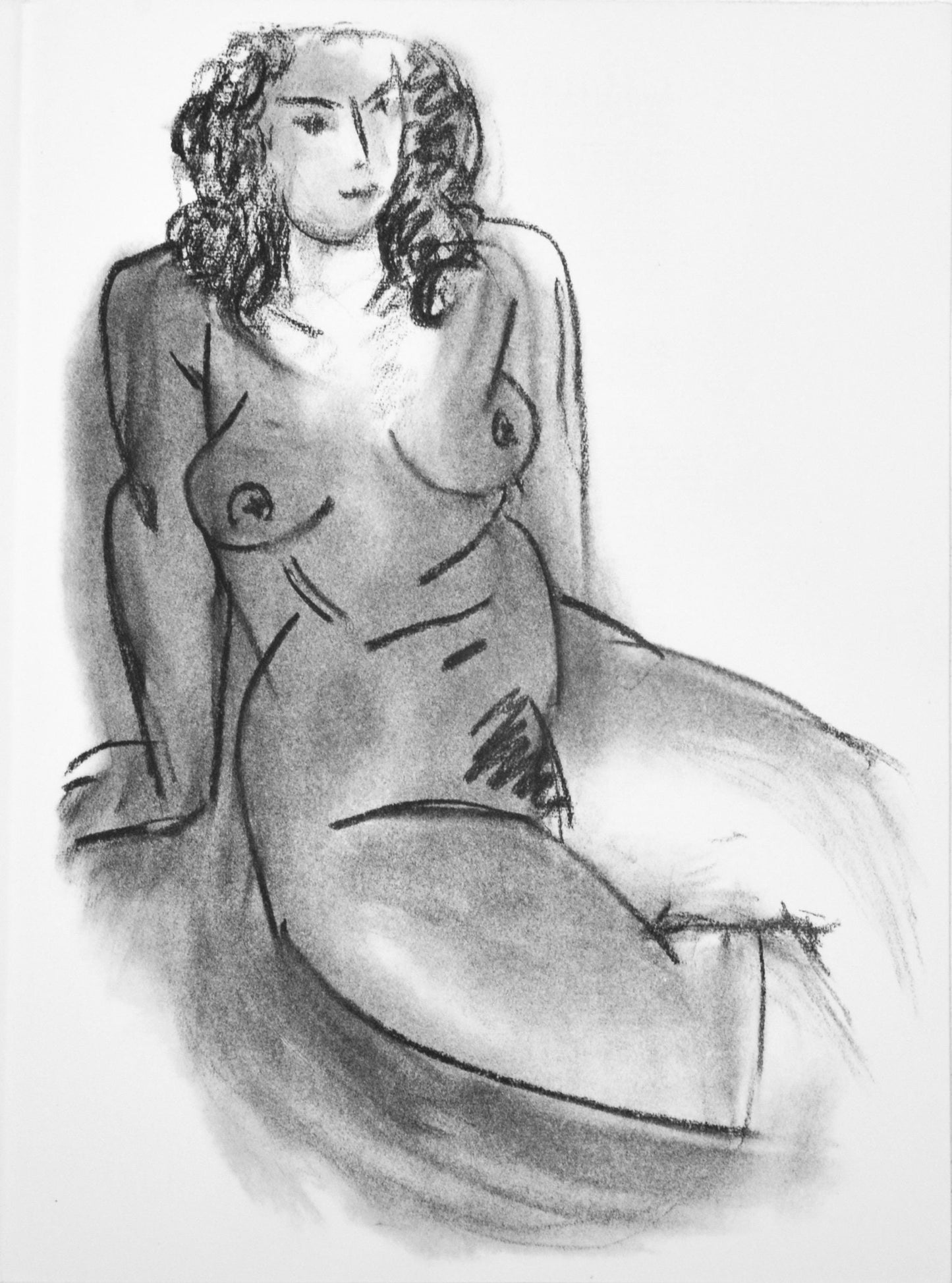 Henri Matisse, Composition, Derrire Le Miroir, Lithograph