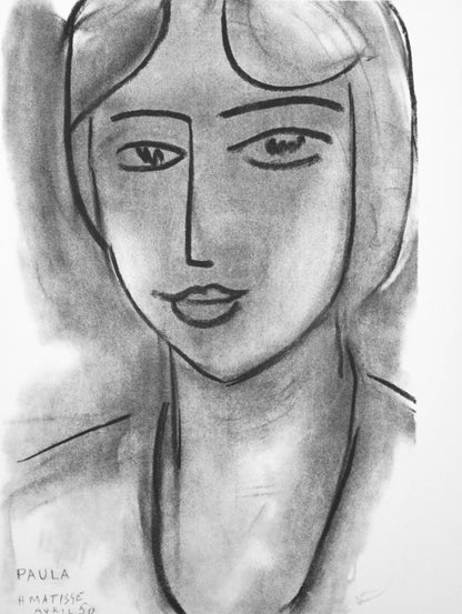 Henri Matisse, Composition, Derrire Le Miroir, Lithograph