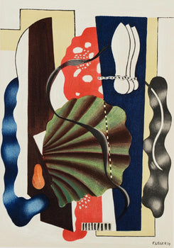 Fernand Lger, Composition, Derrire Le Miroir, Lithograph