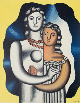 Fernand Lger, Composition, Derrire Le Miroir, Lithograph