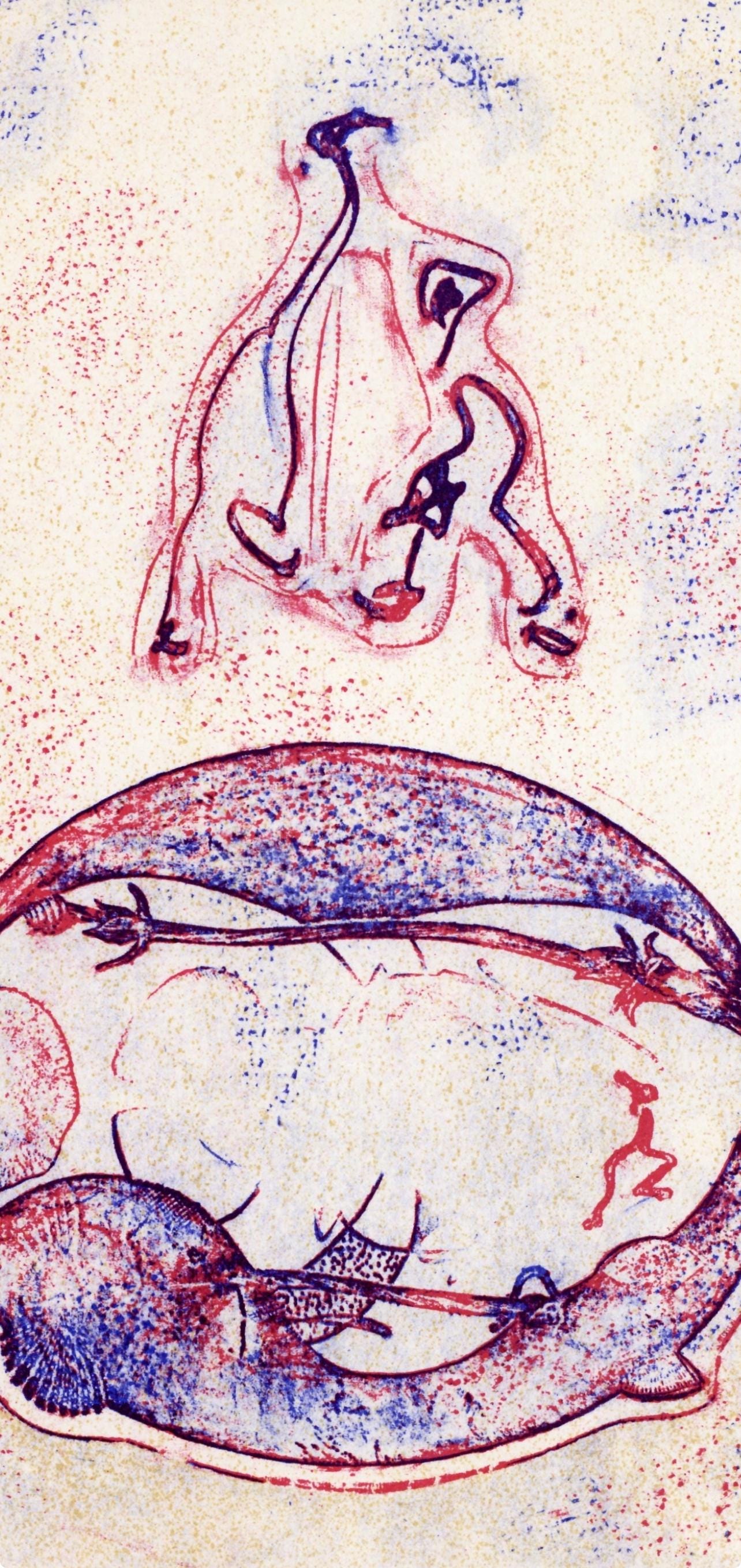 Max Ernst, Composition (Spies/Leppien 202D), Xxe Sicle, Lithograph