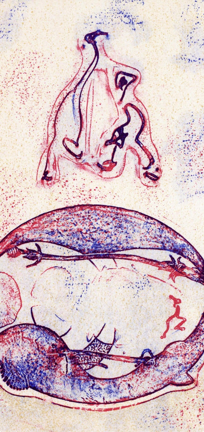 Max Ernst, Composition (Spies/Leppien 202D), Xxe Sicle, Lithograph