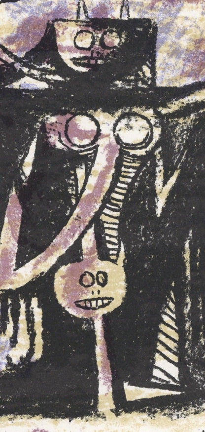 Wifredo Lam ???, Composition, Xxe Sicle, Lithograph