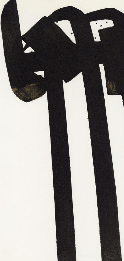 Pierre Soulages, Composition, Xxe Sicle, Lithograph