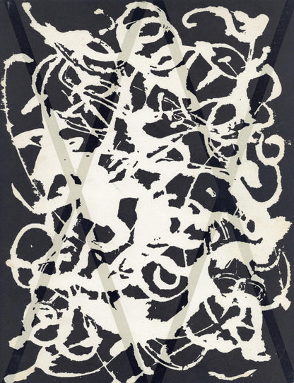 Mark Tobey, Composition, Xxe Sicle, Lithograph