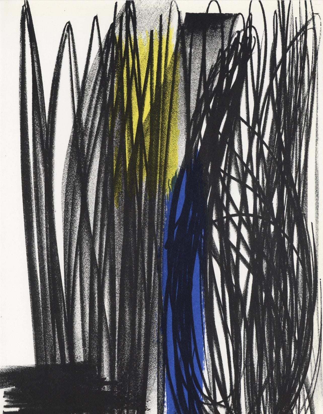 Hans Hartung, Composition, Xxe Sicle, Lithograph