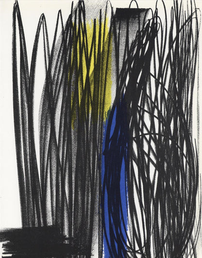 Hans Hartung, Composition, Xxe Sicle, Lithograph