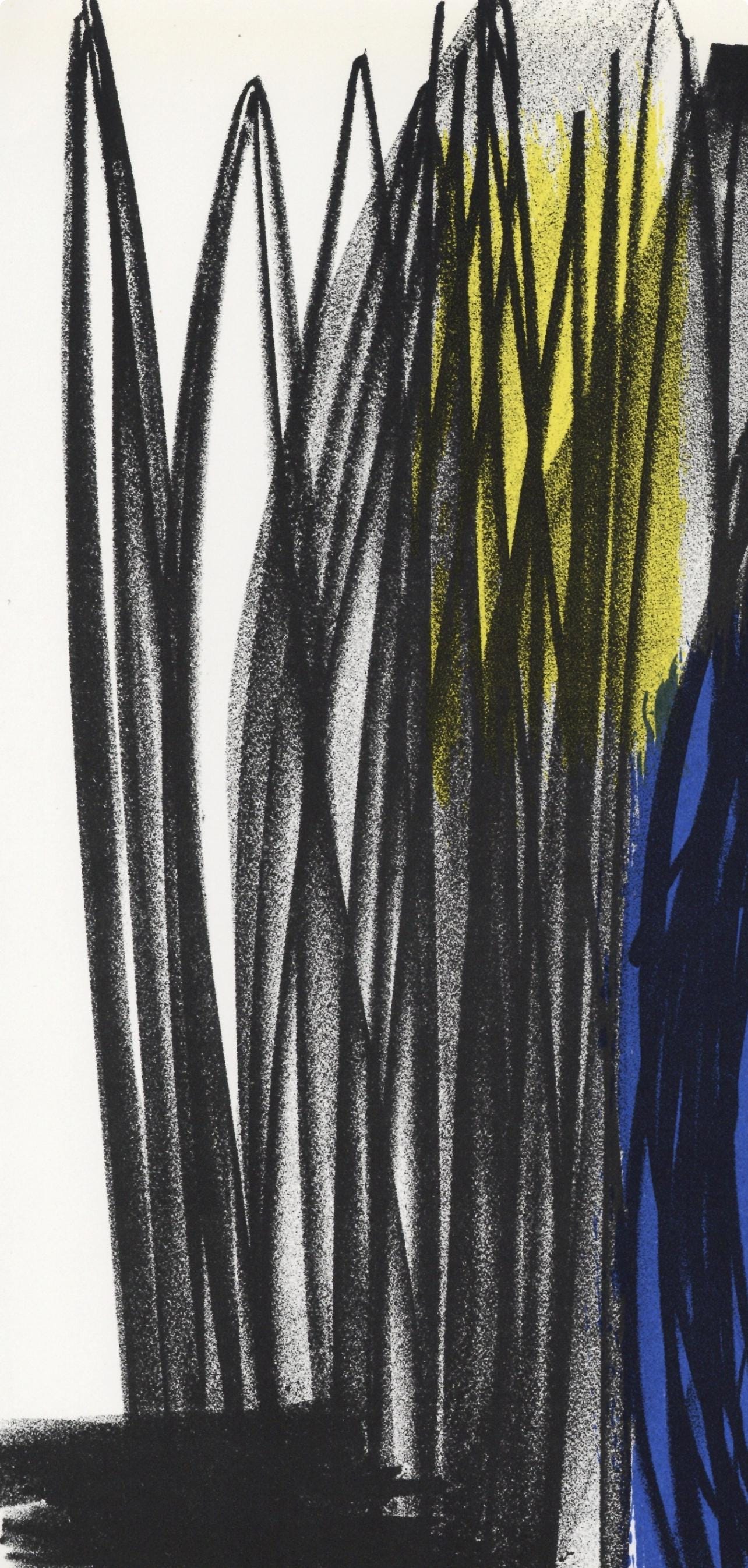 Hans Hartung, Composition, Xxe Sicle, Lithograph