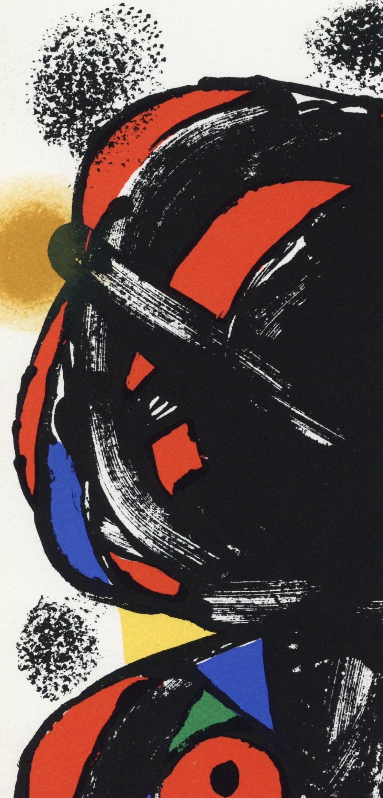 Joan Mir, Composition, Xxe Sicle, Lithograph