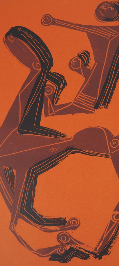 Marino Marini, Composition, Xxe Sicle, Lithograph