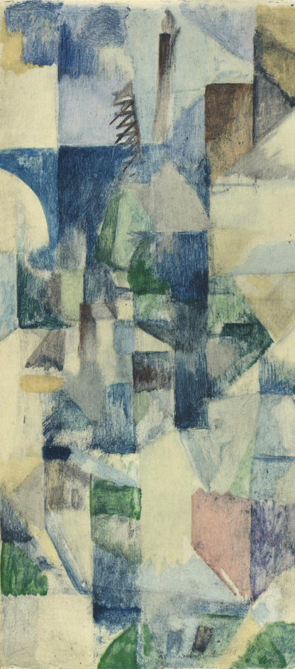 Robert Delaunay, La Fenetre No. 2, Xxe Sicle, Lithograph