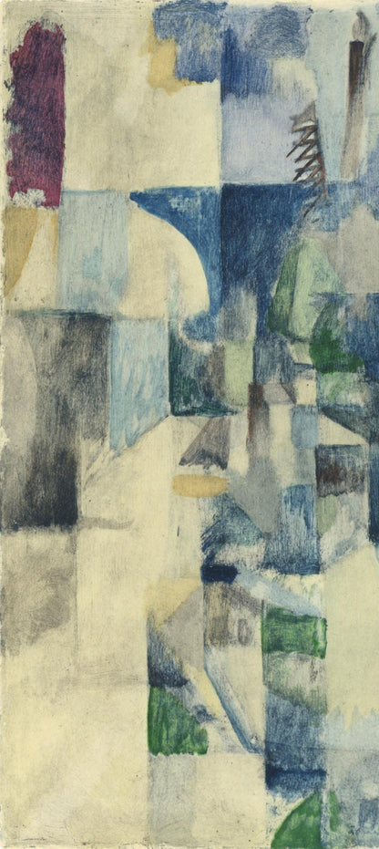 Robert Delaunay, La Fenetre No. 2, Xxe Sicle, Lithograph