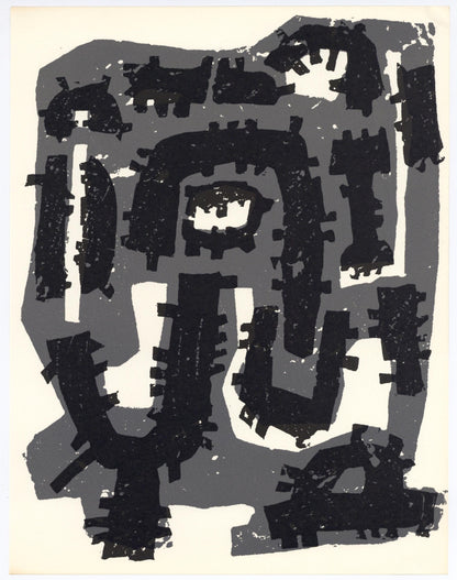 Raoul Ubac, Composition, Xxe Sicle, Lithograph