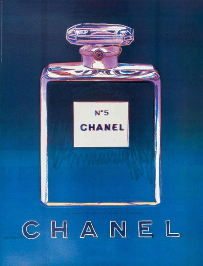 Andy Warhol, Chanel No. 5, Suite Of Four, Official Edition Chanel Ltd. Advertising Campaign
