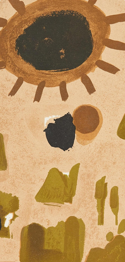 Roger Bissire, Composition, Xxe Sicle, Lithograph